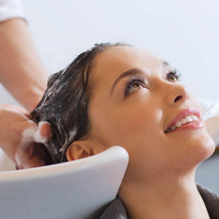 Мытье головы + сушка феном