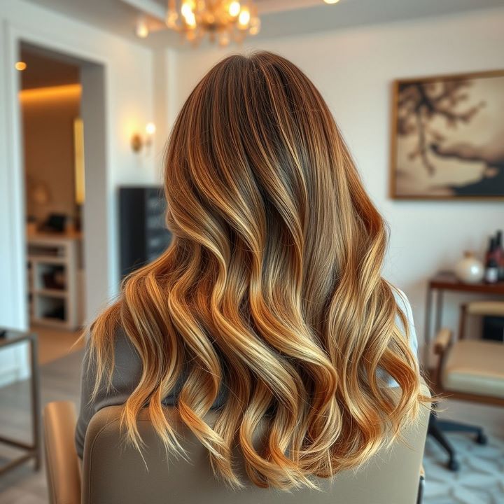 Окрашивание волос Balayage